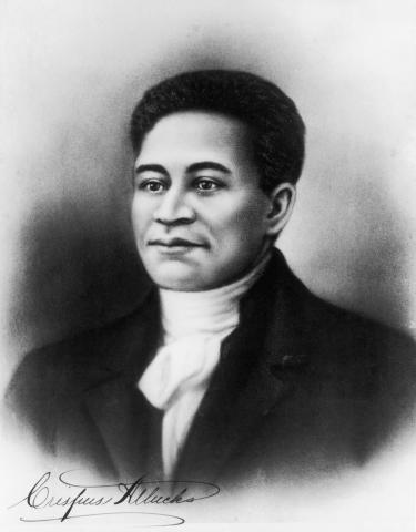 This is a portrait of Crisps Attucks.