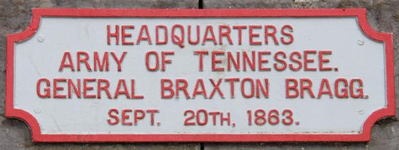 Bragg's Headquarters Maker at Chickamauga